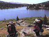 Leaving Helen Lake
