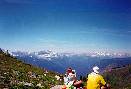 Looking west from the Highline trail - Glacier 96