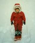 Kelly's First Skis