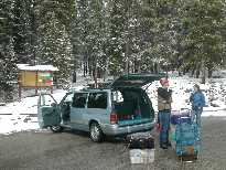 Arrival at Elhart Park Trail head - Pinedale, Wyoming