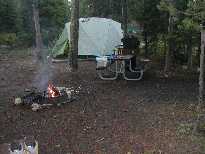 Our Campsite at Jenny Lake